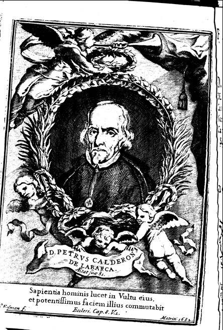 “D. Petrus Calderón de la Barca Aetat. suae 81”